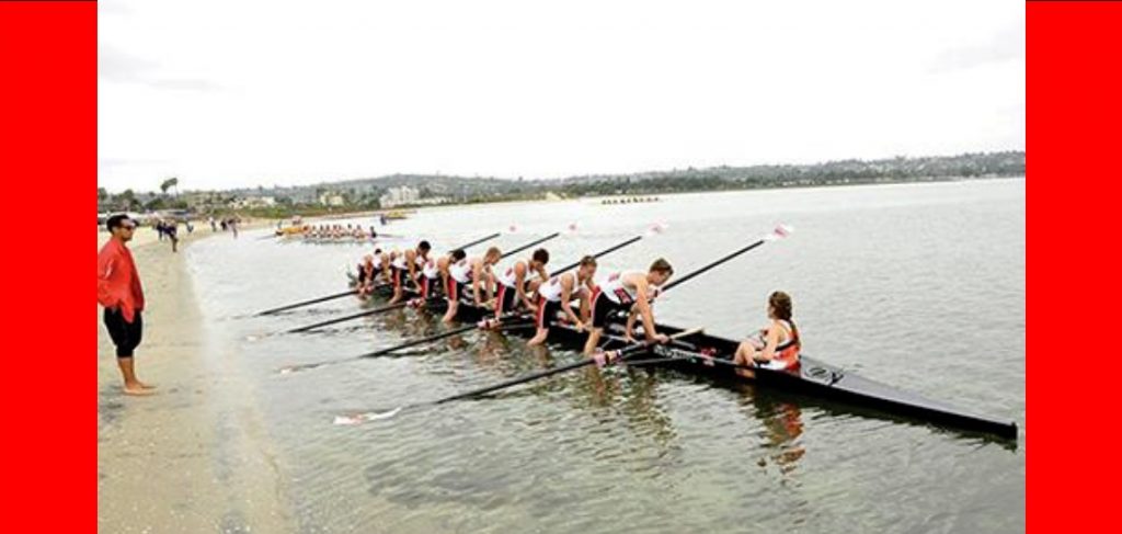 Aztecs at the 2014 Crew Classic. Photo by Eitan Zur - The Daily Aztec